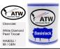 Preview: Chevrolet, White Diamond Pearl Tricoat, WA800J / 98 / GBN: 1L Lackdose, von ATW Autoteile West.